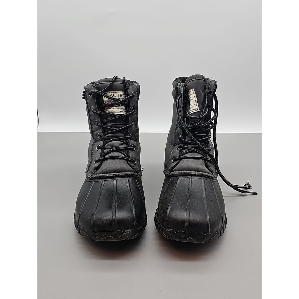 Nautica Mens size 11 channing grey gray Duck Boots-Waterproof Snow Boot#00S